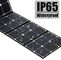 Durable  Folding Solar Panel 16*11*1.2 Inch Water Resistant Stable Performance