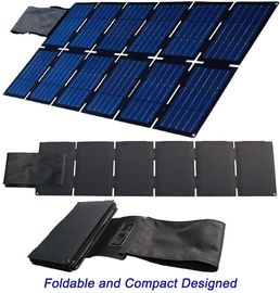 Uso solare di attività all'aperto di alto potere del caricatore 100W di piegatura nera