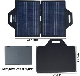 Caricatore pieghevole portatile del pannello solare con l'uscita doppia del porto 19V di CC di USB