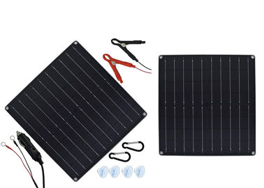 la Banca solare portatile pieghevole nera di potere del caricatore 20W per accamparsi